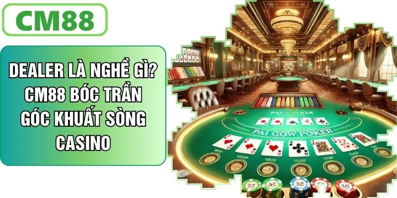 Dealer Là Nghề Gì? CM88 Bóc Trần Góc Khuất Sòng Bạc Casino